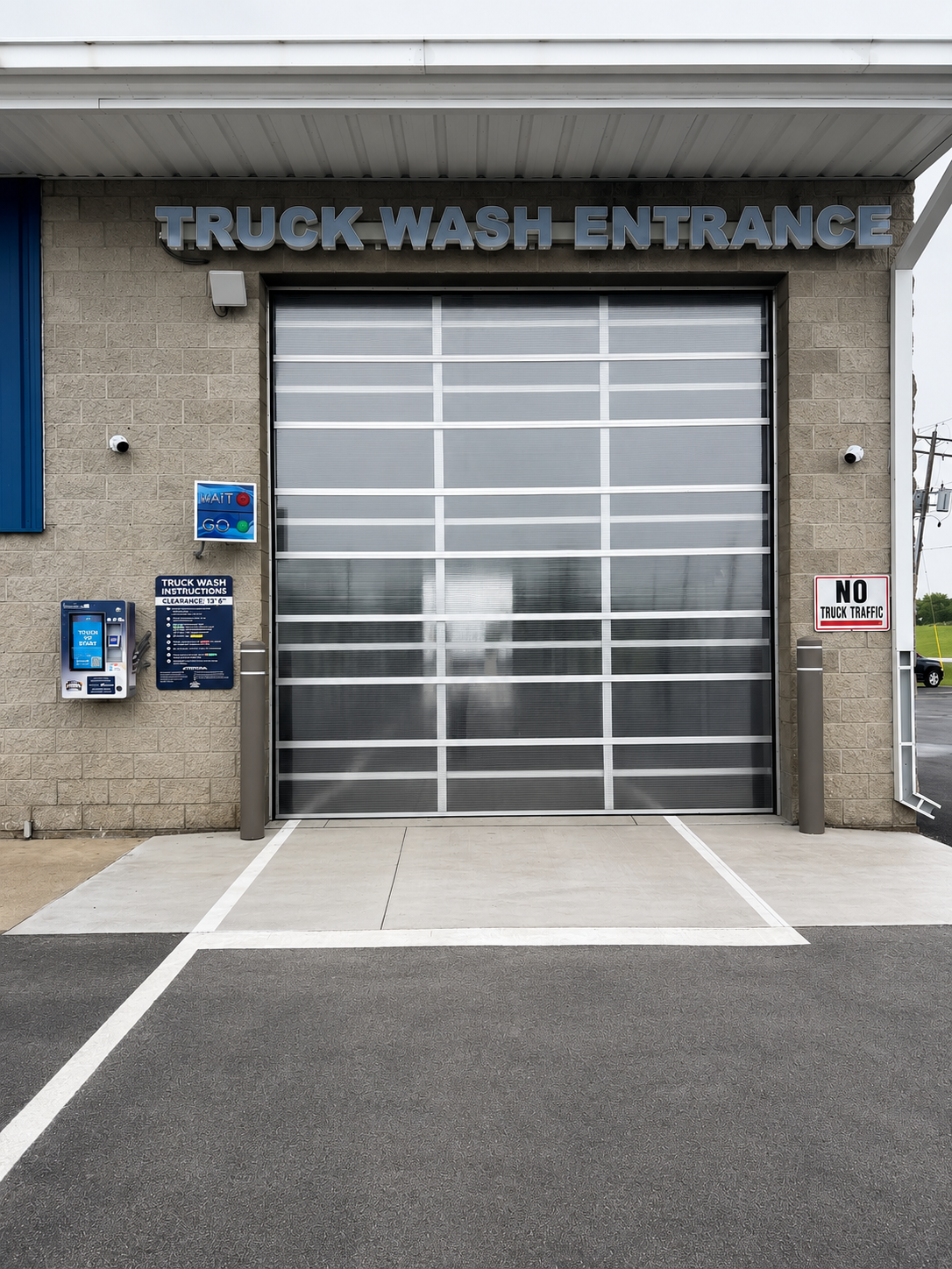 Fabel automated truck wash bay in Appleton Wisconsin
